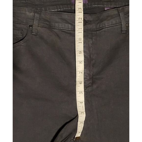 NYDJ Womens Staight Leg Slimming Fit Pant Size 20W Black Cotton & Spandex NWT - Picture 5 of 12